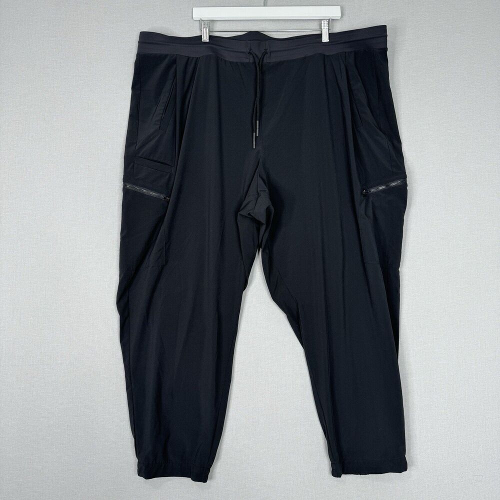Athleta‎ Womens Sweat Pants 26 Black Venture Jogger Pleated Gorpcore Performance
